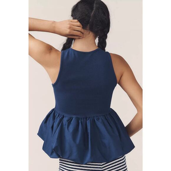 Maeve Bubble Peplum Tank XXS - Picture 2 of 4